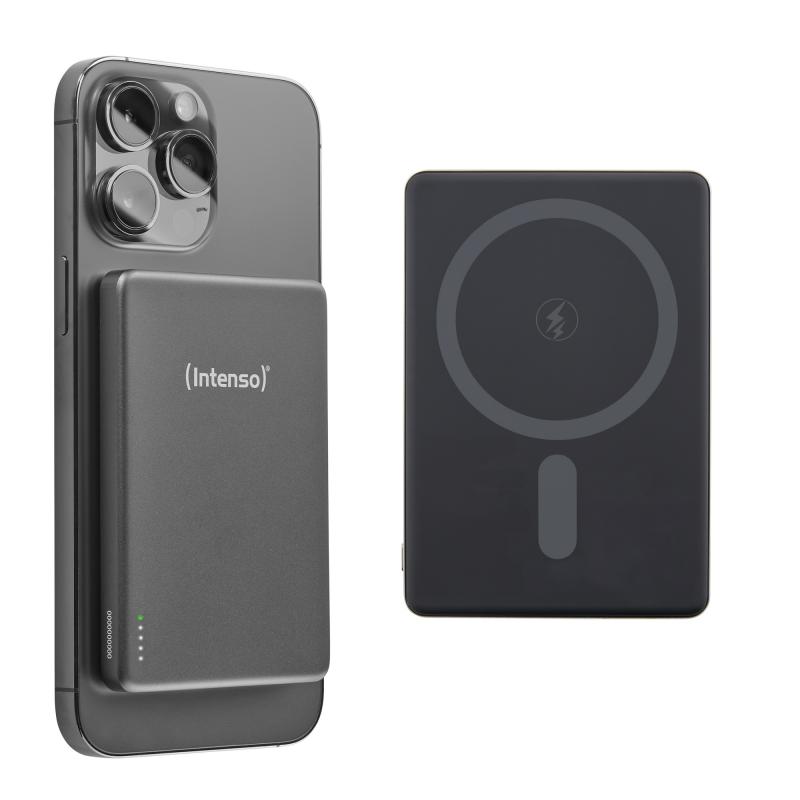 intenso-bateria-externa-magnetica-mw5000-5000-mah--compatible-con-magsafe-carga-inalambrica-15w-usb-c-pd-20w-delgada-y-compacta--probada-en-alemania--gris